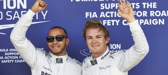 Nico Rosberg: "Lewis ha estado haciendo un muy buen trabajo"