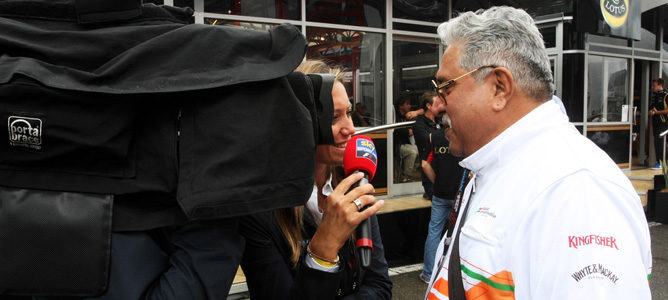 Mallya confía en el regreso del GP de India en 2015: "No veo ninguna razón por la que no debería celebrarse"