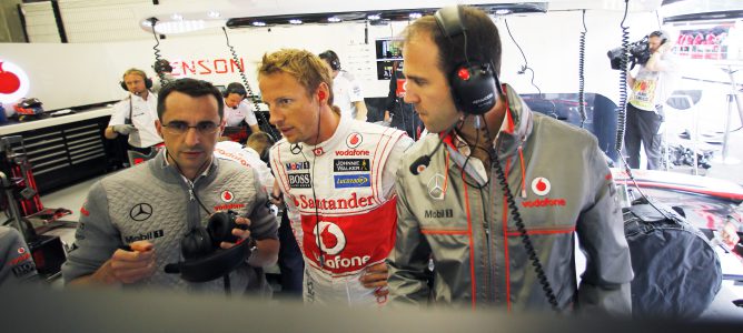 Button no cree que la era de Vettel aburra: "Es distinta a la que recuerdo con Michael"