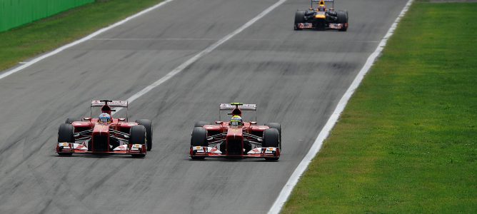 Alonso y Massa en Monza