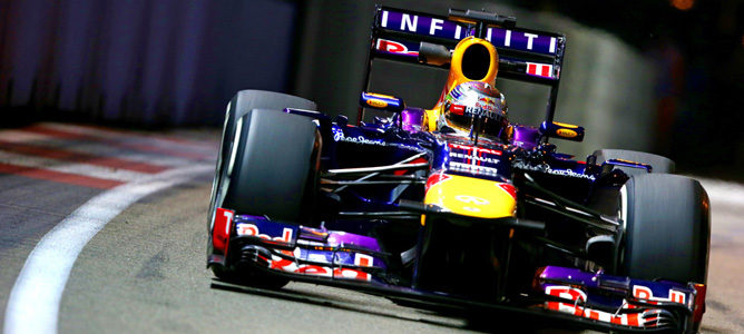 Sebastian Vettel se asegura con superioridad la pole del GP de Singapur 2013