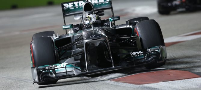 Lewis Hamilton en Singapur