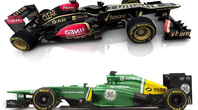 Lotus y Caterham lucirán el logotipo de Renault Samsung Motors en el GP de Corea 2013