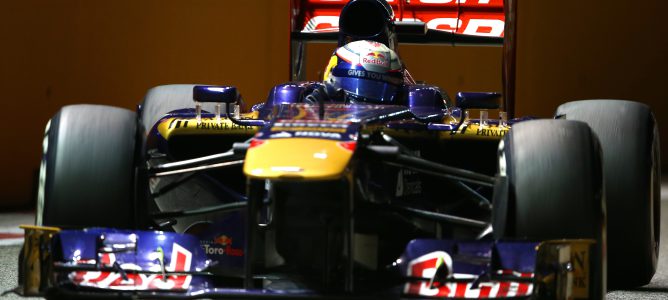 Jean-Eric Vergne en Singapur