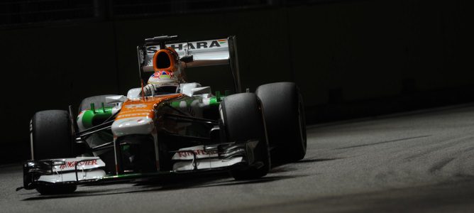 Paul di Resta en Singapur