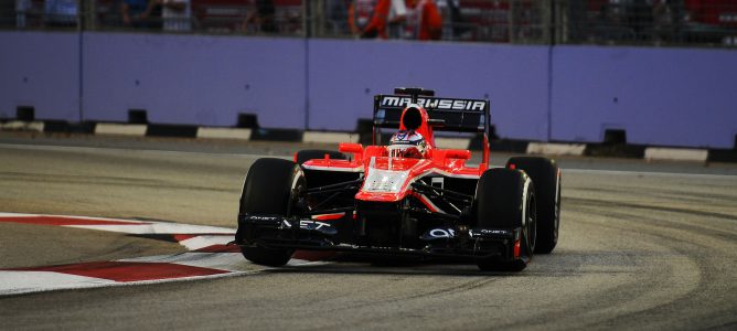 Jules Bianchi en Singapur