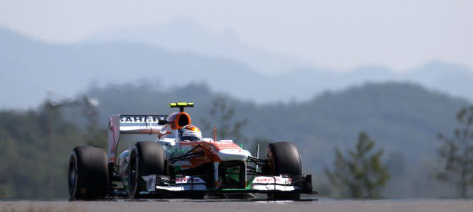 Adrian Sutil: "Parece que estamos en buena posición para afrontar este fin de semana"