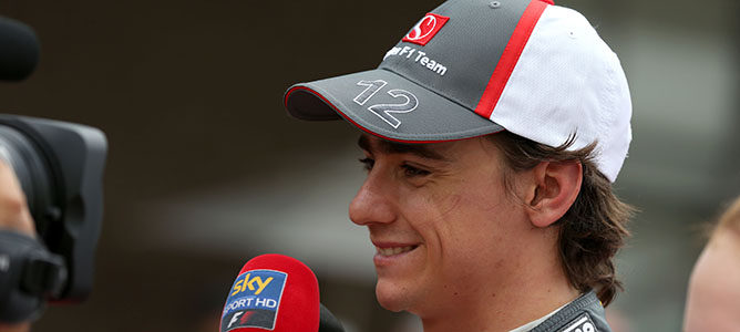 Esteban Gutiérrez sonríe tras una gran clasificación en Corea