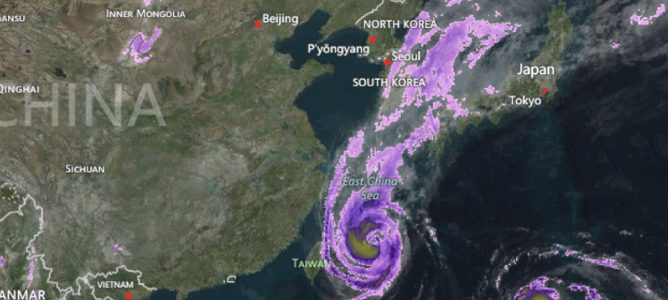 La amenaza del tifón para el GP de Corea 2013 se diluye con el paso de las horas