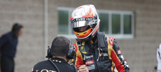 Romain Grosjean, tras la clasificación en Corea