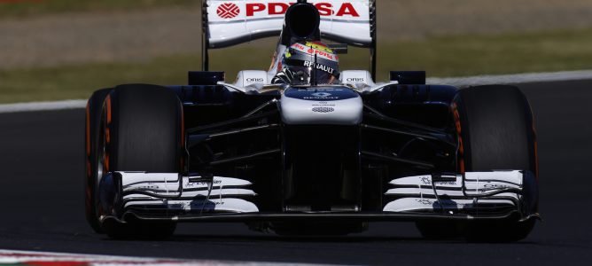 Pastor Maldonado: "Perdí el control de la parte trasera del coche"