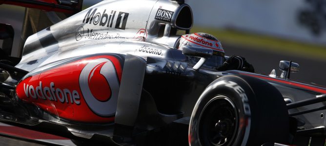 Jenson Button rueda en Suzuka