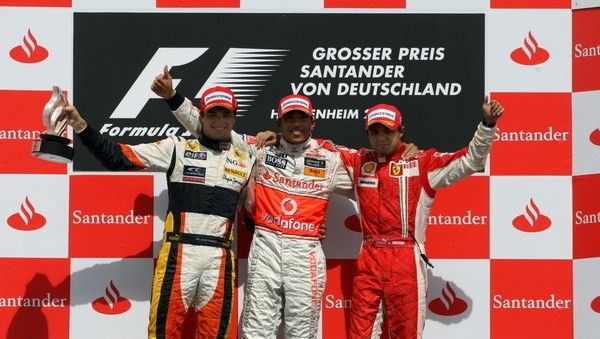 GP Alemania 2008: Clasificación final