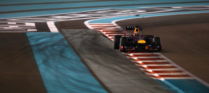 Sebastian Vettel en Abu Dabi