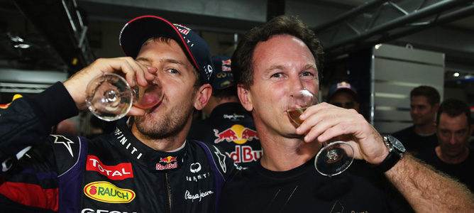 Christian Horner: "La gente está esperando la caída de Vettel"