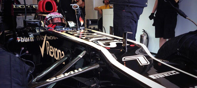 Heikki Kovalainen en su debut con Lotus F1 Team en Austin 2013