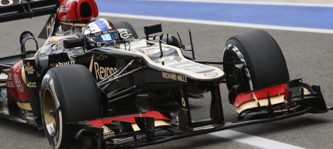 Romain Grosjean: "Es una buena sensación batir a uno de los Red Bull"