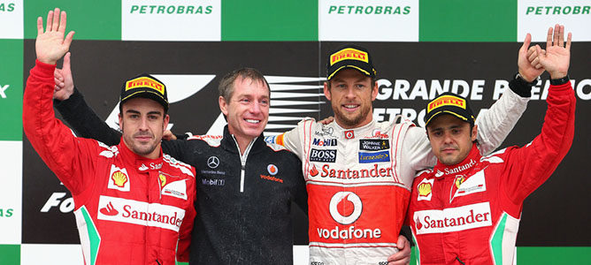 Jenson Button gana el GP de Brasil 2012 F1