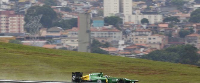 Giedo van der Garde: "El coche va muy bien en mojado"