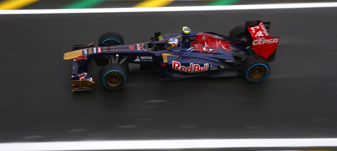 Daniel Ricciardo durante el sábado en Interlagos