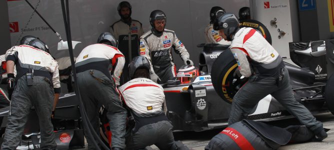La F1 estudia obligar a los pilotos a realizar dos paradas en boxes en 2014