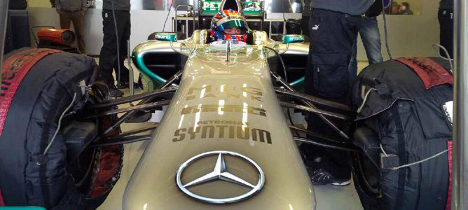 Jazeman Jaafar completa un día de pruebas con Mercedes
