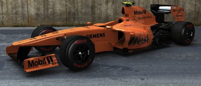 McLaren estudia presentar su nuevo coche con el color naranja