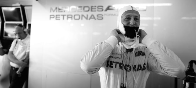 Mercedes y Ferrari mandan apoyo a Michael Schumacher