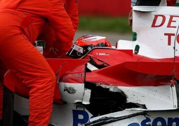 El coche de Glock se rompió en Silverstone