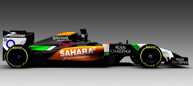 Force India revela los colores que lucirá el nuevo VJM07 en 2014