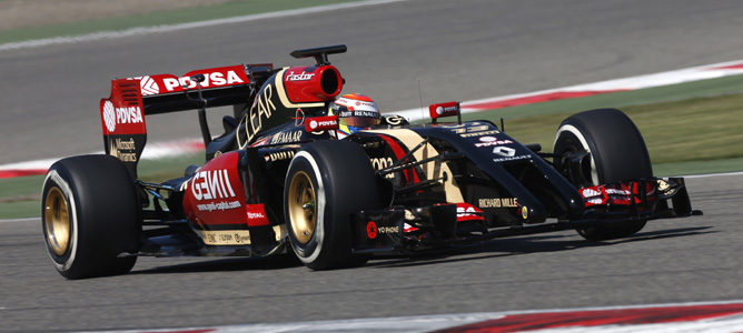 Pastor Maldonado debuta con Lotus en los test de Baréin 2014
