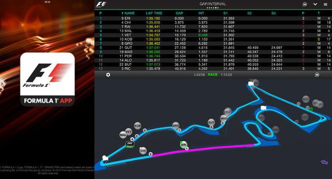 La aplicación oficial de F1 se renueva y rebaja su precio para 2014
