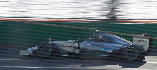 Nico Rosberg lidera el implacable dominio de Mercedes en los libres 3 del GP de Australia 2014