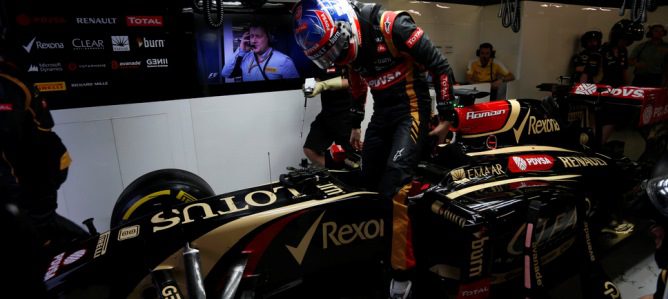 Grosjean: "Ha sido un día positivo, esperaba hacer unas quince o veinte vueltas en carrera"