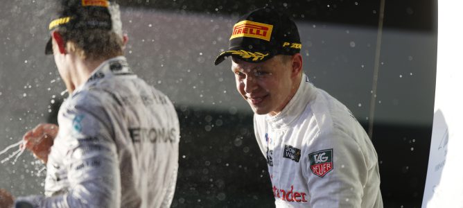 Kevin Magnussen: "Es fantástico estar en el podio"