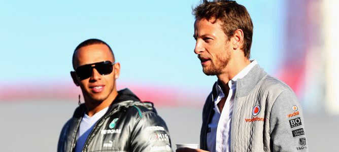 Lewis Hamilton: "Tengo muchísimo respeto por Jenson Button"