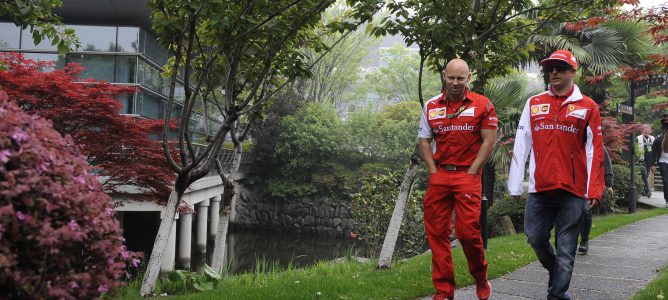 Kimi Räikkönen: "Espero que en China tengamos pequeñas mejoras"