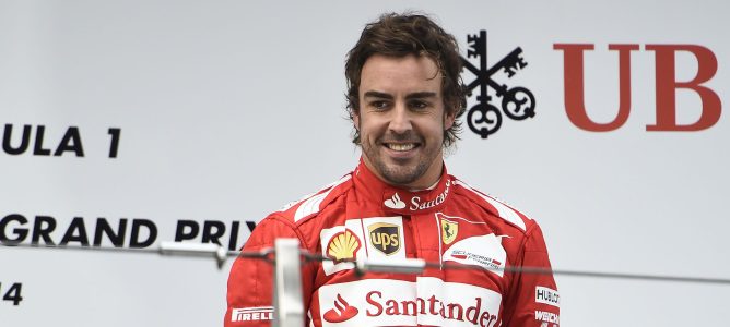 Fernando Alonso: "Este podio es un aliento de confianza para todo el equipo"