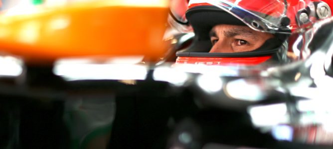 Sergio Pérez: "Disfruto en Barcelona, el circuito es muy completo"