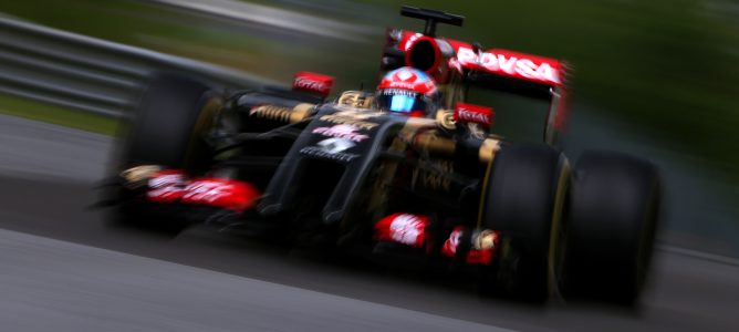 Romain Grosjean: "Paré pronto para poner el blando, pero en seguida tuve graining"