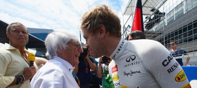 Ecclestone, sobre Vettel: "Cuando vuelva a tener el coche adecuado, ganará más títulos"