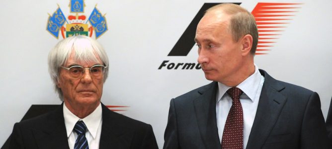 Bernie Ecclestone va a mantener y respetar el contrato con el Gran Premio de Rusia