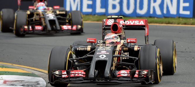 Pastor Maldonado afirma que estaría contento si Grosjean siguiera en Lotus en 2015