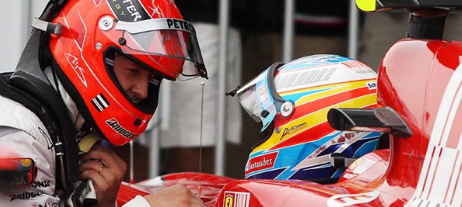 Alonso, sobre sus antiguos rivales en F1: "Michael Schumacher fue el más fuerte"