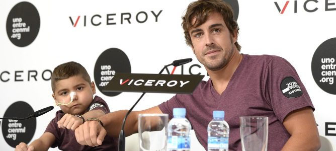 Fernando Alonso y Viceroy se unen para luchar contra la leucemia infantil