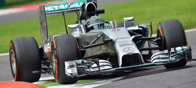 Nico Rosberg reacciona y lidera por 61 milésimas los Libres 2 del GP de Italia 2014