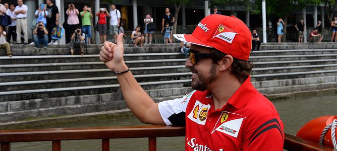 Fernando Alonso quiere hacerlo bien en Singapur