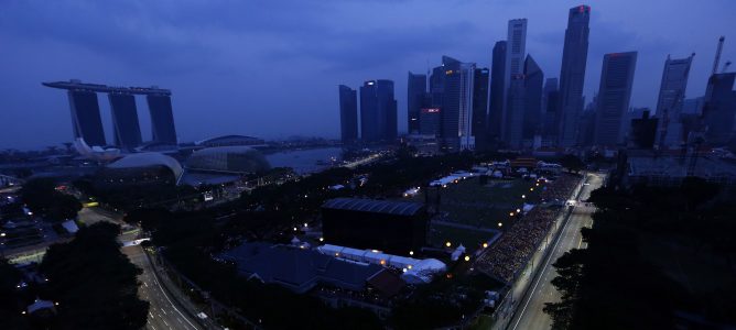 La niebla amenaza el cielo de Singapur justo antes del GP