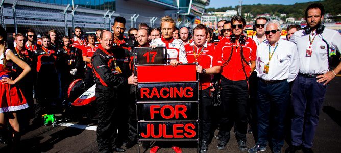 Marussia: "En ningún momento el equipo le pide a Jules que pilote más rápido"