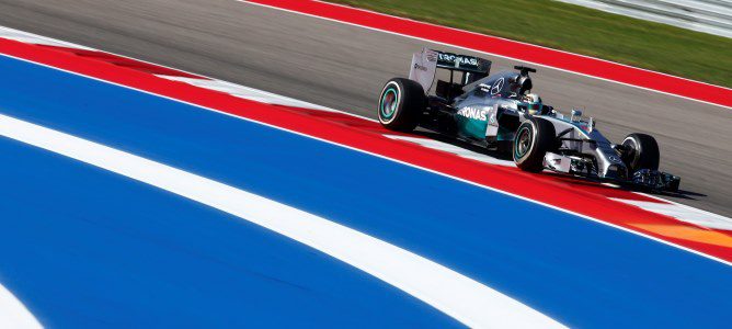 Lewis Hamilton pulveriza el crono en los Libres 3 del GP de EE.UU. 2014